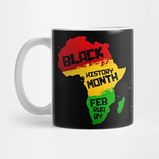 black history month february disaster Mug